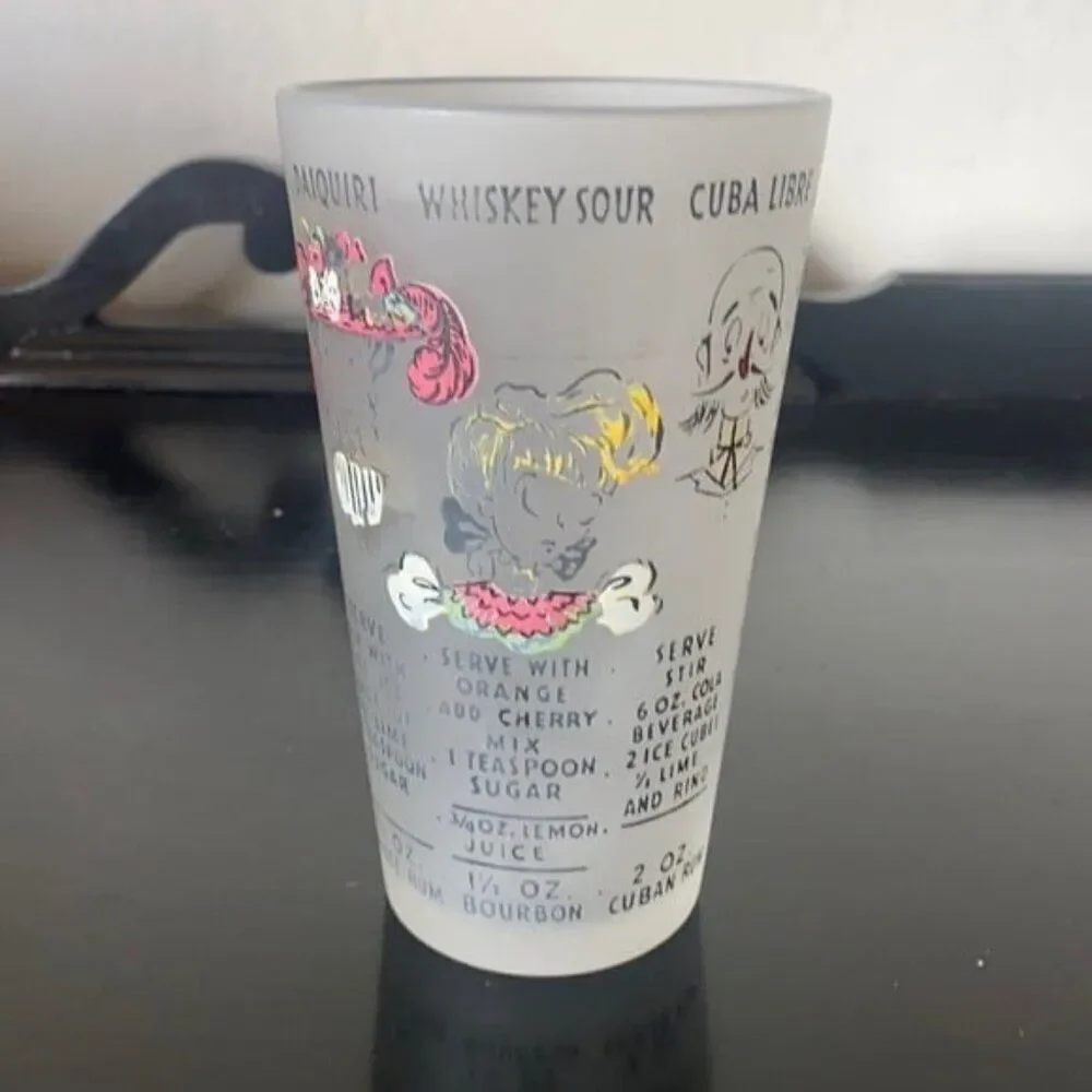 Vintage Cocktail Mixing Glass